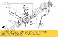 53175MY5731, Honda, d?wignia, r. uchwyt honda cb sport s  twin x cb500 cb500s 500 , Nowy