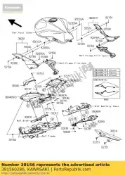 Here you can order the pad zr750l7f from Kawasaki, with part number 391560286: