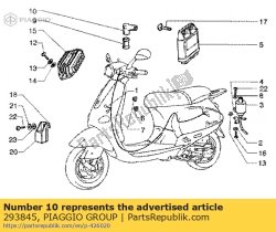 Aprilia 293845, Scr. nasadka ?wiecy zap?onowej, OEM: Aprilia 293845