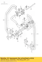 1843019C02, Suzuki, (ca) pijp, 2e a suzuki gsx 600 750 1989 1990 1991 1992 1998 1999 2000 2001 2002 2003 2004 2005 2006, Nieuw