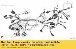 kussen, c. D. I. Eenheid van Honda, met onderdeel nummer 30401GB6000, bestel je hier online: