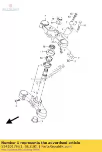 suzuki 5141017H61 support, sous - La partie au fond