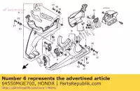 64550MGE700, Honda, conjunto de capuz, r. sob honda vfr  f crosstourer x dtc fd xd dct vfr1200fda vfr1200fd 1200 , Novo