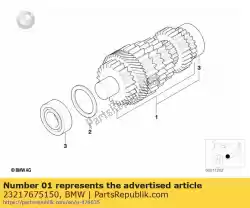 Here you can order the intermediate shaft sport - 1.=26 / 6.=36 (from 01/2004) from BMW, with part number 23217675150: