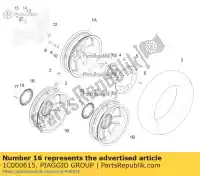 1C000615, Piaggio Group, Roue arrière tonale abs vespa gts rp8m45510, rp8m45820, rp8m45511 rp8m45610, rp8m45900 rp8m45610, rp8m45900, rp8m45611, rp8m45901,  rp8m45723, rp8m45724 rp8md3100, rp8md3101 rp8md3102 rp8md3200,  vespa gts zapm4520, rp8m45710,  zapm45200, zapm45202 zapm45300, zapm45301 zapm459l , Nouveau