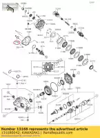 131680042, Kawasaki, palanca, freno kvf750-a1 kawasaki  brute force kfx kvf 360 650 700 750 2002 2003 2004 2005 2006 2007 2008 2009 2010 2011 2012 2013 2014 2015 2016 2017 2018 2019 2020 2021, Nuevo