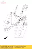 5B2F31103000, Yamaha, camera d'aria comp.1 yamaha vp 250 2015, Nuovo