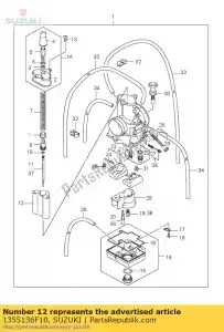 suzuki 1355136F10 pistone, la valvola - Il fondo