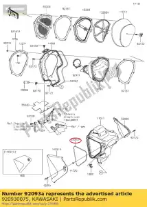 Kawasaki 920930075 seal,lh cover - Bottom side