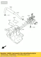 14091S066, Kawasaki, copertina kawasaki kfx50 50 , Nuovo