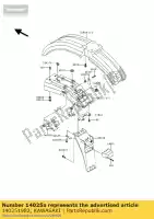 140251982, Kawasaki, hoes harnas kl250-d2 kawasaki klr 250 1985 1986 1987 1988 1989 1990 1991 1992 1994, Nieuw