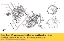 Aquí puede pedir perno, espárrago de cilindro de Honda , con el número de pieza 90031KGH900: