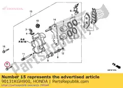 Aquí puede pedir perno, brida, 8x25 de Honda , con el número de pieza 90131KGH900: