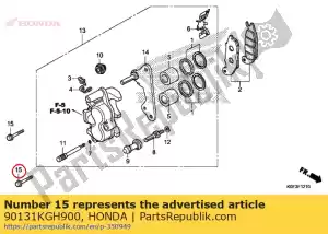 honda 90131KGH900 perno, brida, 8x25 - Lado inferior