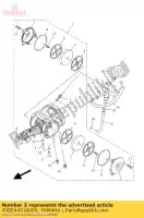 43DE44510000, Yamaha, element, filtr powietrza yamaha yfm 90 2009 2010 2011 2012 2013, Nowy