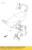 4521025C01, Suzuki, cerradura de asiento suzuki gsx 1100 1991 1992 1993 1994, Nuevo