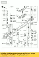 440130027, Kawasaki, forcella-tubo interna vn2000-a2 kawasaki vn 2000 2005 2006 2008 2009 2010, Nuovo