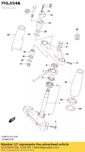 Suzuki 5122641F20 boulon - La partie au fond