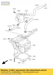 Aquí puede pedir junta, cilindro de Kawasaki , con el número de pieza 11061S070: