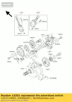 132511080II, Kawasaki, conexión de varilla, i vn1500-a kawasaki vn 1500 1988 1989 1990 1991 1992 1994 1995 1996 1997 1998 1999 2000 2001 2002 2003, Nuevo