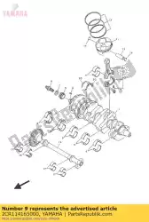 Aquí puede pedir cojinete plano, cigüeñal 1 de Yamaha , con el número de pieza 2CR114165000: