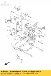 Here you can order the bolt, flange from Yamaha, with part number 901051209100: