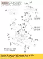 60030036000, KTM, uszczelka g?owicy cylindra 0,5 101mm ktm adventure rc sm super duke super enduro superm supermoto 690 950 990 1190 1300 2002 2003 2004 2005 2006 2007 2008 2009 2010 2011 2012 2013, Nowy