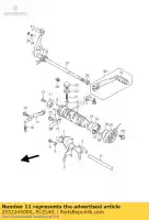 2532244000, Suzuki, fermo, ingranaggio s suzuki gs gsx 400 450 500 1985 1986 1987 1988 1989 1990 1991 1992 1993 1994 1995 1996 1997 1998 1999 2000 2001 2002 2003 2004 2005 2006 2007, Nuovo