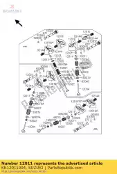 Here you can order the collet,retainer from Suzuki, with part number KK12011004: