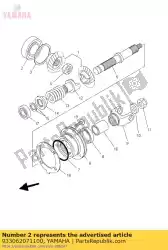 Here you can order the bearing (22u) from Yamaha, with part number 933062071100: