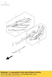 Here you can order the cushion,frame c from Suzuki, with part number 4741337H00: