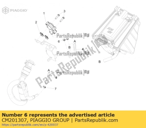 aprilia CM201307 piping d11x16x550 - Bottom side