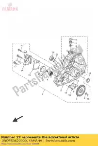 yamaha 1WDE53620000 korek, poziom oleju - Dół