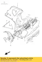 6818039F30CT5, Suzuki, ensemble de ruban, capot u suzuki gsx r600z 600 , Nouveau