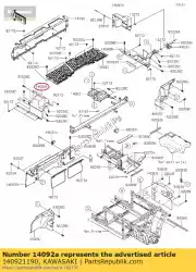 Tutaj możesz zamówić 01 pokrywa,boczna,lewa,rr od Kawasaki , z numerem części 140921190: