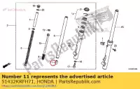 51432KRFH71, Honda, pièce, serrure à huile (chuannan honda crf  f nhx110wh crf110f cb125e 110 125 , Nouveau