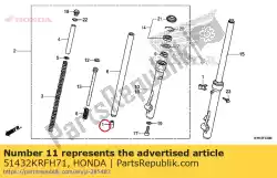 Here you can order the piece, oil lock (chuannan from Honda, with part number 51432KRFH71: