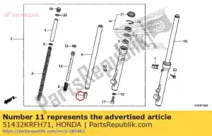 Honda 51432KRFH71 pieza, bloqueo de aceite (chuannan - Lado inferior