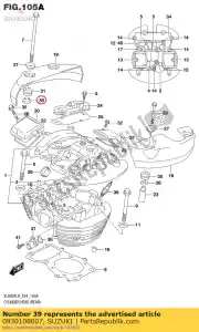 suzuki 0930108007 buisson - La partie au fond