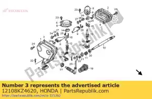 honda 12108KZ4620 junta, r. tapa del cilindro - Lado inferior