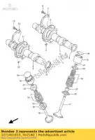 1271001810, Suzuki, arbre à cames, admission suzuki gs 500 1989 1990 1991 1992 1993 1994 1995 1996 1997 1998 1999 2000, Nouveau