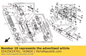 Honda 52425KZ4761 zestaw walizek, sub - Dół