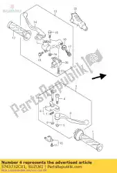 Here you can order the bolt from Suzuki, with part number 5743732C01: