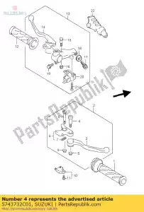 suzuki 5743732C01 bolt - Bottom side