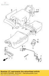 Here you can order the backrest,seat from Suzuki, with part number 4622041C0058R: