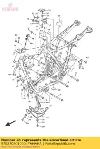 yamaha 970270501000 tornillo - Lado inferior