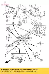 Aquí puede pedir conjunto de tapa de enchufe de Yamaha , con el número de pieza 1SCH23700000: