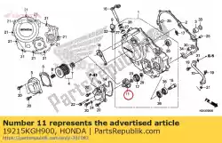 Tutaj możesz zamówić wirnik, pompa wodna od Honda , z numerem części 19215KGH900: