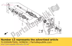 Qui puoi ordinare knuckle assy., r. Da Honda , con numero parte 51200HN7000: