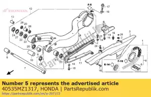 honda 40535MZ1317 joint, chaîne de transmission (rk excel) - La partie au fond